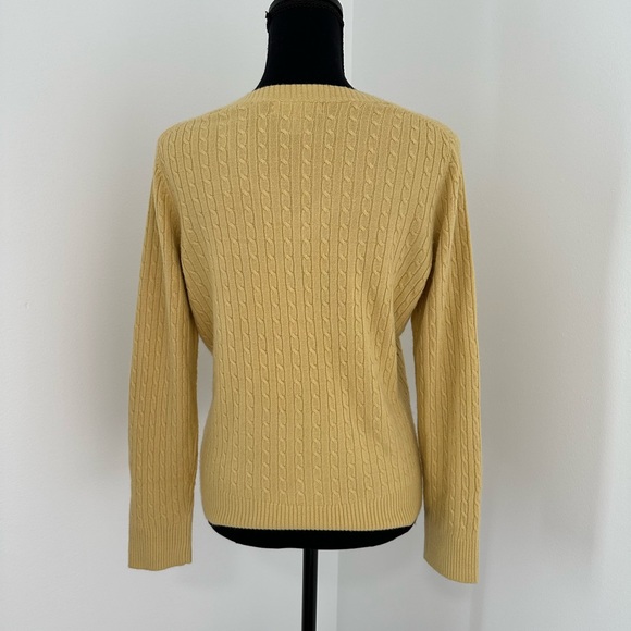 Yellow V-Neck Sweater - Picture 3 of 4